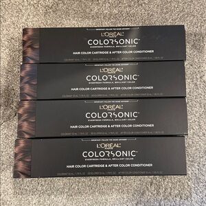 FOUR L'Oreal Colorsonic Color Cartridge medium brown ash 5A permanent root